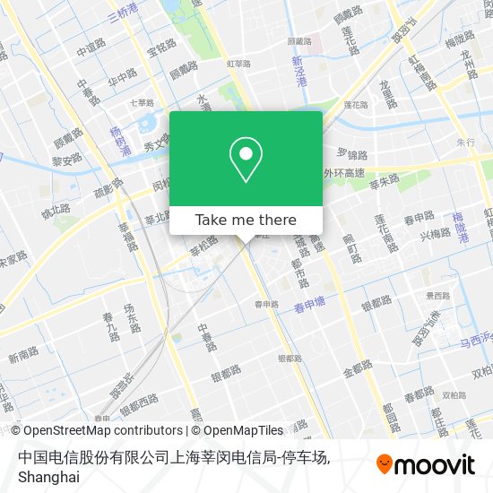 中国电信股份有限公司上海莘闵电信局-停车场 map