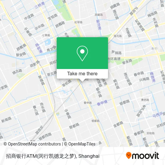 招商银行ATM(闵行凯德龙之梦) map