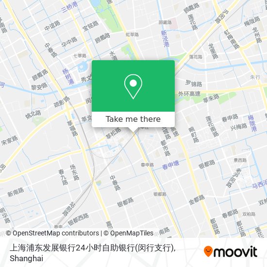 上海浦东发展银行24小时自助银行(闵行支行) map