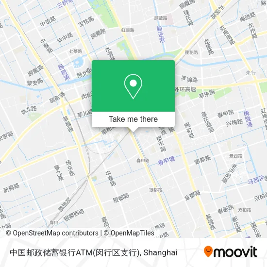 中国邮政储蓄银行ATM(闵行区支行) map