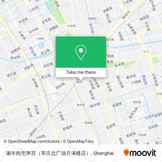 涮羊肉兜率宫（莘庄北广场月满楼店） map