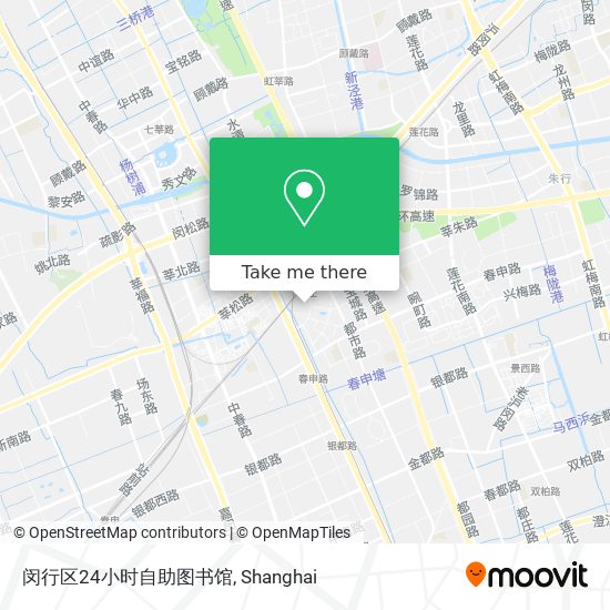 闵行区24小时自助图书馆 map