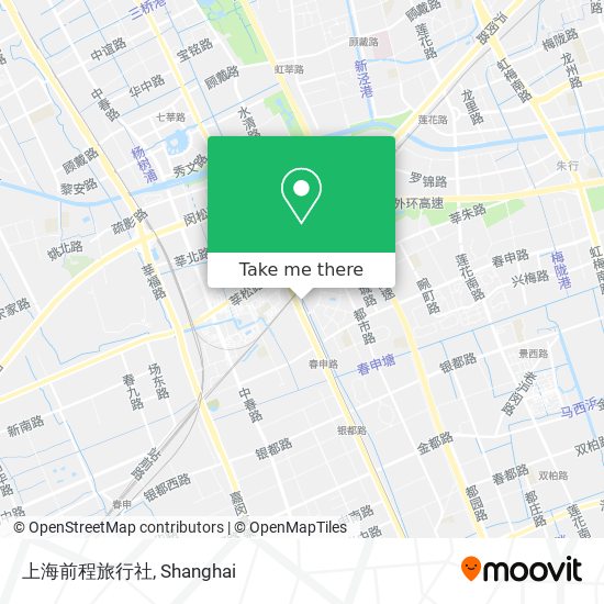上海前程旅行社 map