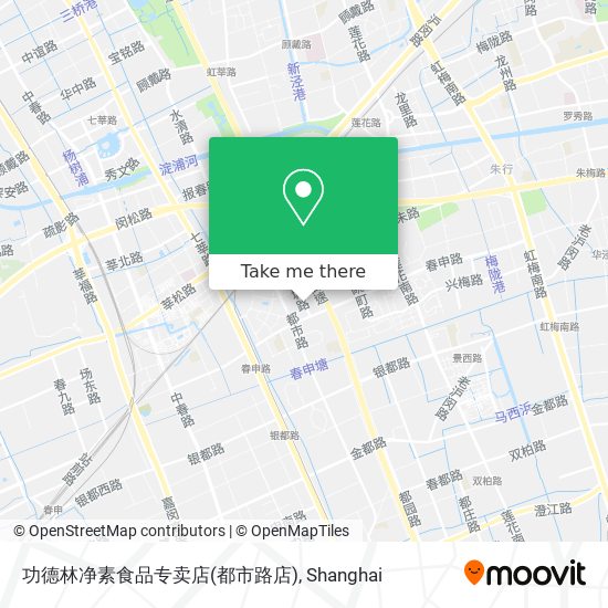 功德林净素食品专卖店(都市路店) map