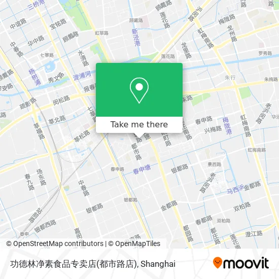 功德林净素食品专卖店(都市路店) map