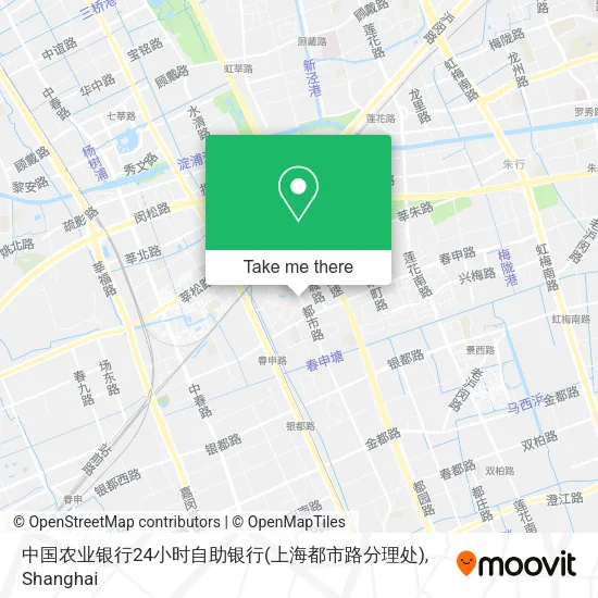 中国农业银行24小时自助银行(上海都市路分理处) map