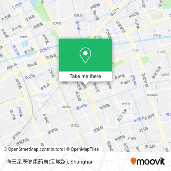 海王星辰健康药房(宝城路) map