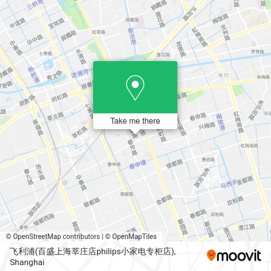 飞利浦(百盛上海莘庄店philips小家电专柜店) map
