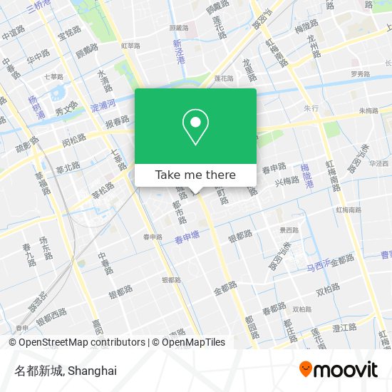 名都新城 map