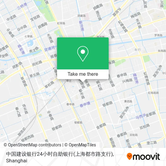 中国建设银行24小时自助银行(上海都市路支行) map