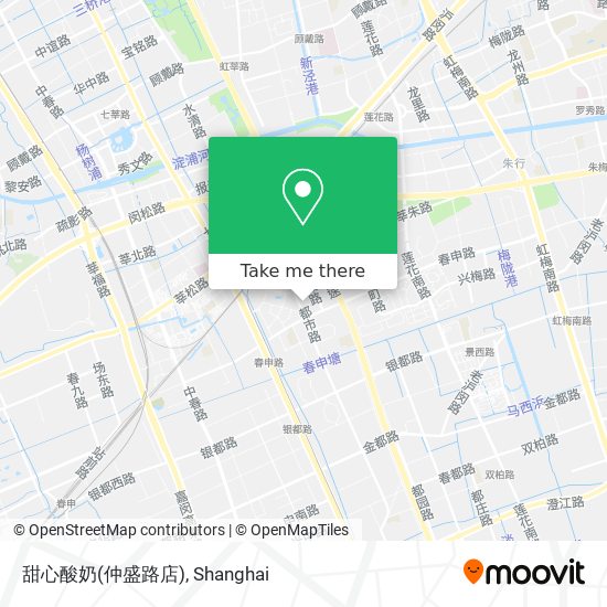 甜心酸奶(仲盛路店) map