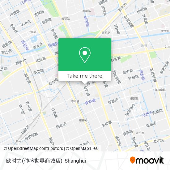 欧时力(仲盛世界商城店) map