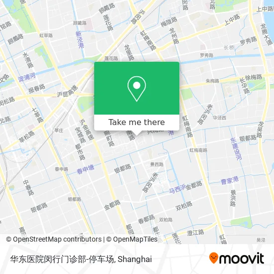 华东医院闵行门诊部-停车场 map