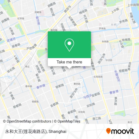 永和大王(莲花南路店) map