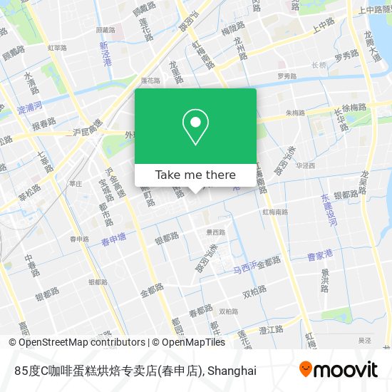 85度C咖啡蛋糕烘焙专卖店(春申店) map