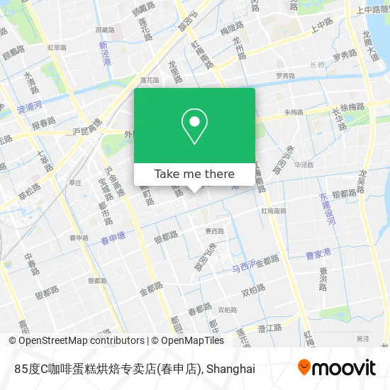 85度C咖啡蛋糕烘焙专卖店(春申店) map