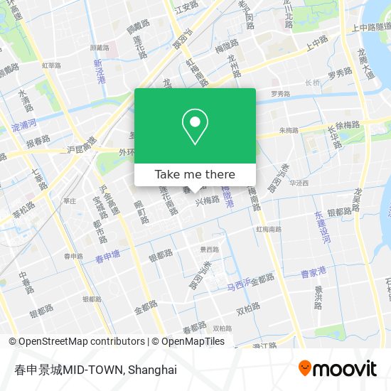春申景城MID-TOWN map