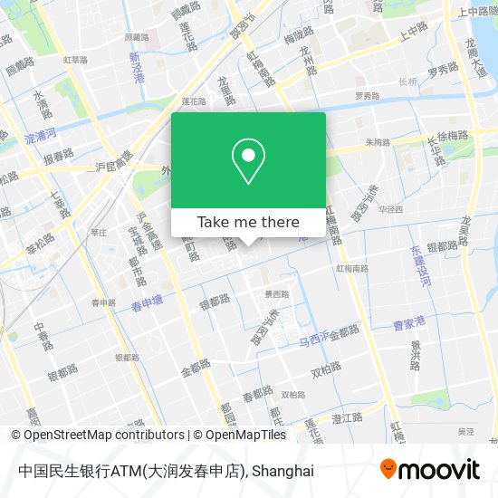 中国民生银行ATM(大润发春申店) map