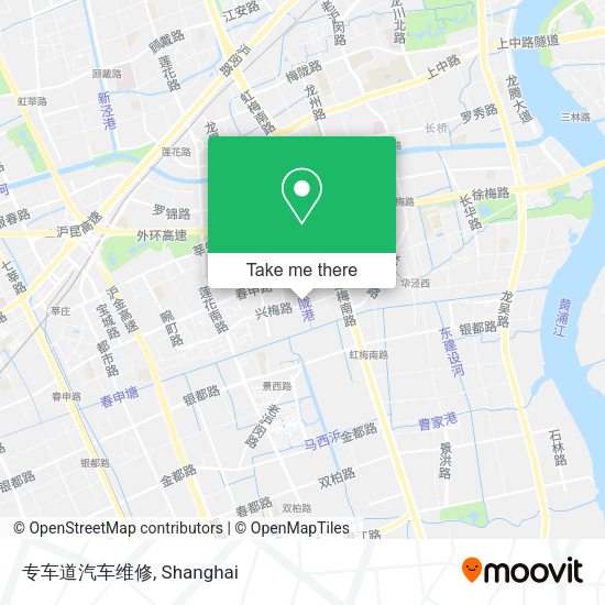 专车道汽车维修 map