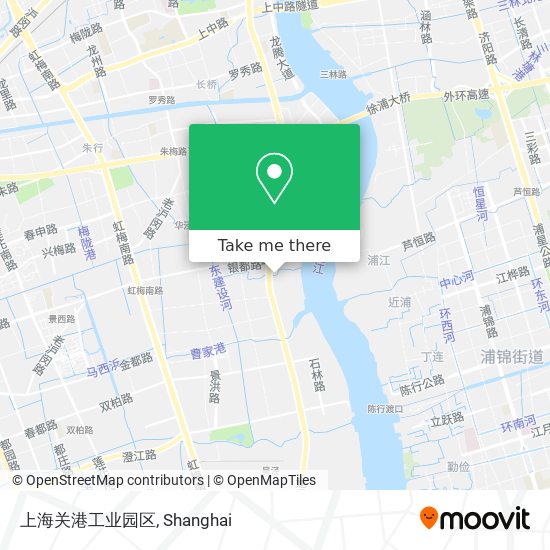 上海关港工业园区 map