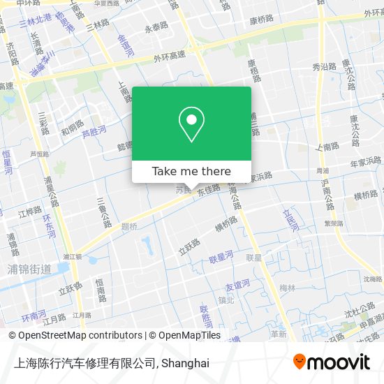 上海陈行汽车修理有限公司 map
