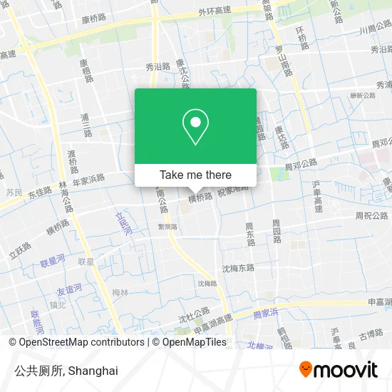 公共厕所 map