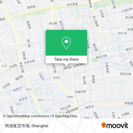 周浦集贸市场 map