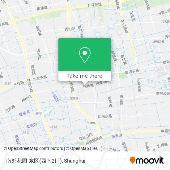 南郊花园-东区(西南2门) map