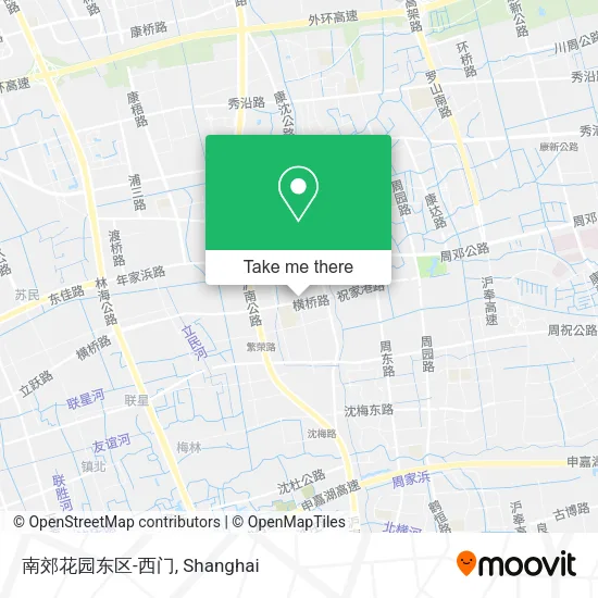 南郊花园东区-西门 map