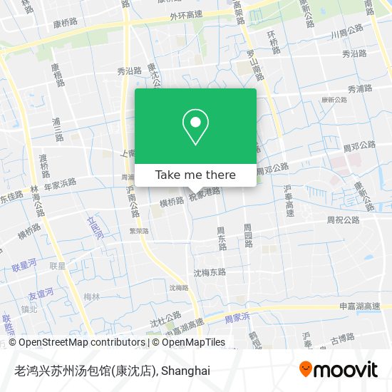 老鸿兴苏州汤包馆(康沈店) map