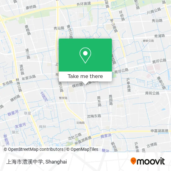 上海市澧溪中学 map