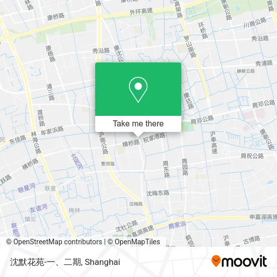 沈默花苑-一、二期 map