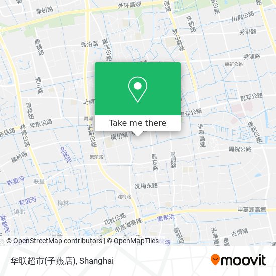 华联超市(子燕店) map