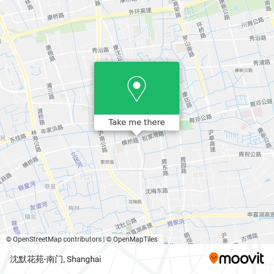 沈默花苑-南门 map