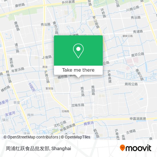 周浦红跃食品批发部 map