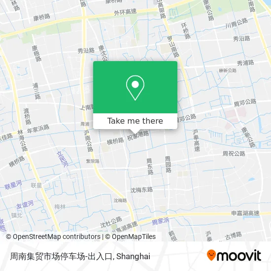 周南集贸市场停车场-出入口 map