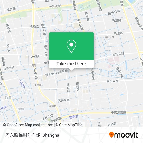 周东路临时停车场 map
