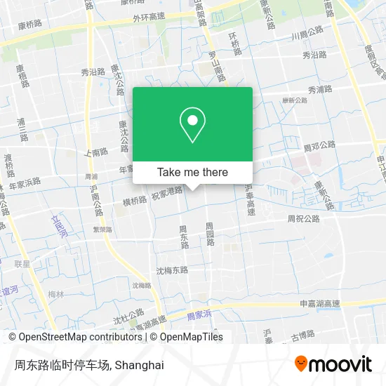 周东路临时停车场 map