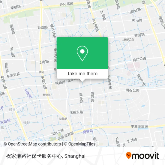 祝家港路社保卡服务中心 map