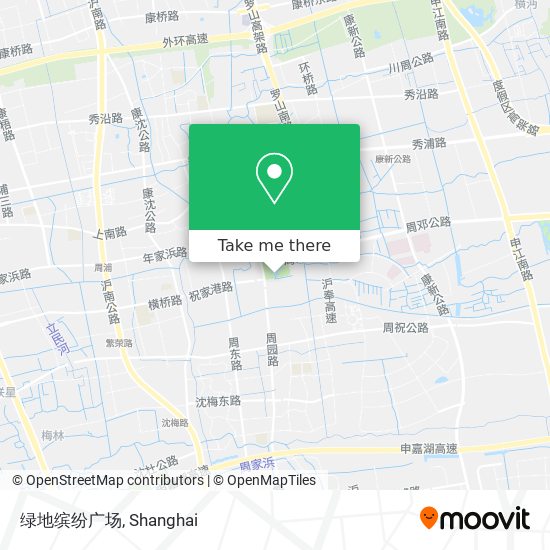 绿地缤纷广场 map