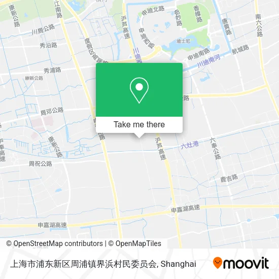 上海市浦东新区周浦镇界浜村民委员会 map