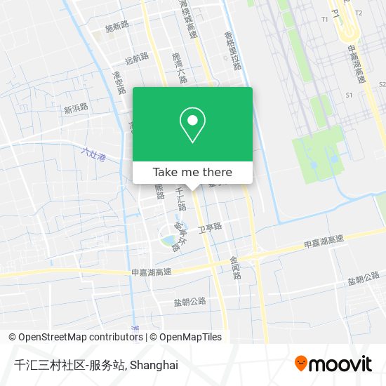 千汇三村社区-服务站 map