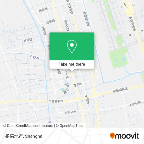 扬眉地产 map
