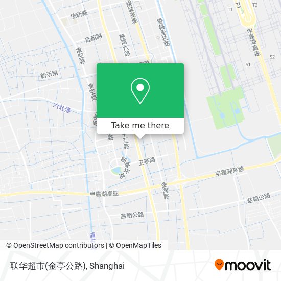 联华超市(金亭公路) map