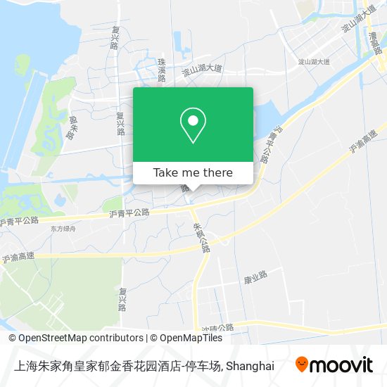 上海朱家角皇家郁金香花园酒店-停车场 map