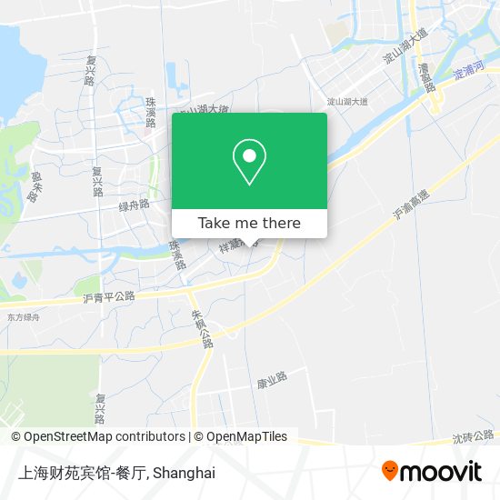 上海财苑宾馆-餐厅 map