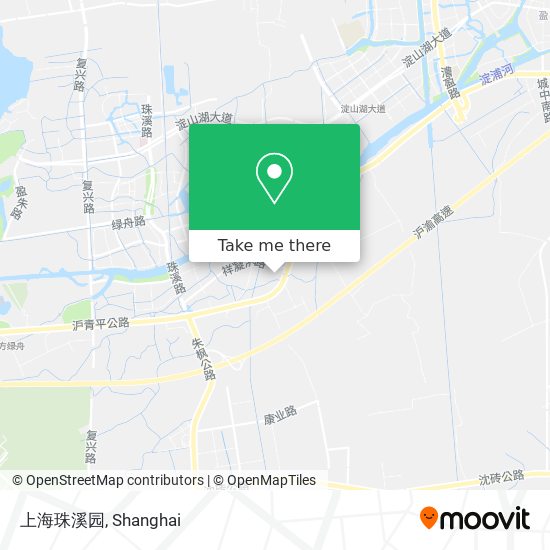 上海珠溪园 map