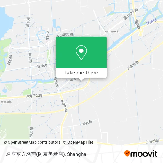 名座东方名剪(阿豪美发店) map
