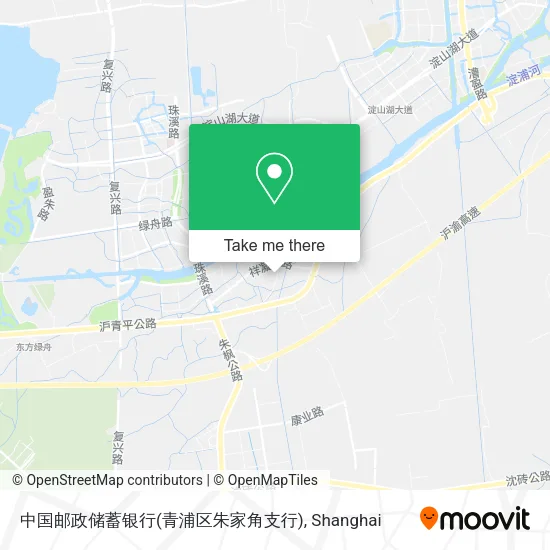 中国邮政储蓄银行(青浦区朱家角支行) map