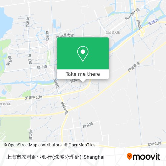 上海市农村商业银行(珠溪分理处) map